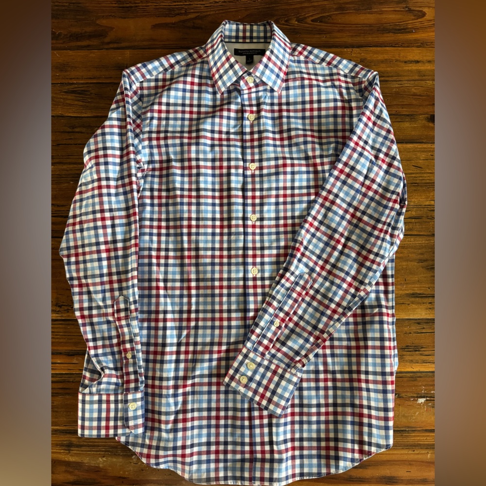 Banana Republic Multicolor Plaid Shirt